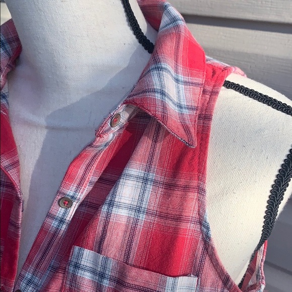 Plaid Sleeveless Dress XS - Picture 3 of 14